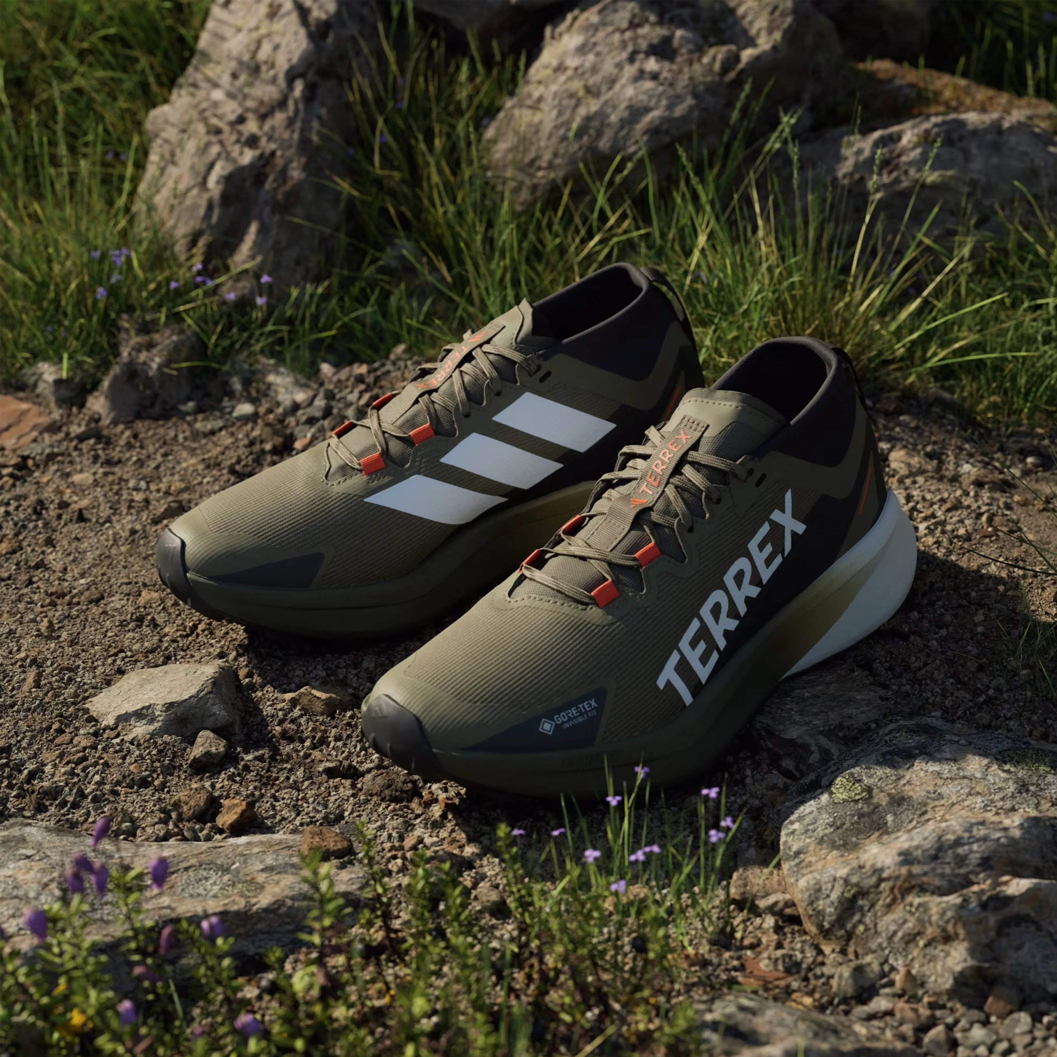 Adidas Terrex trail running shoes Agravic Black / Green