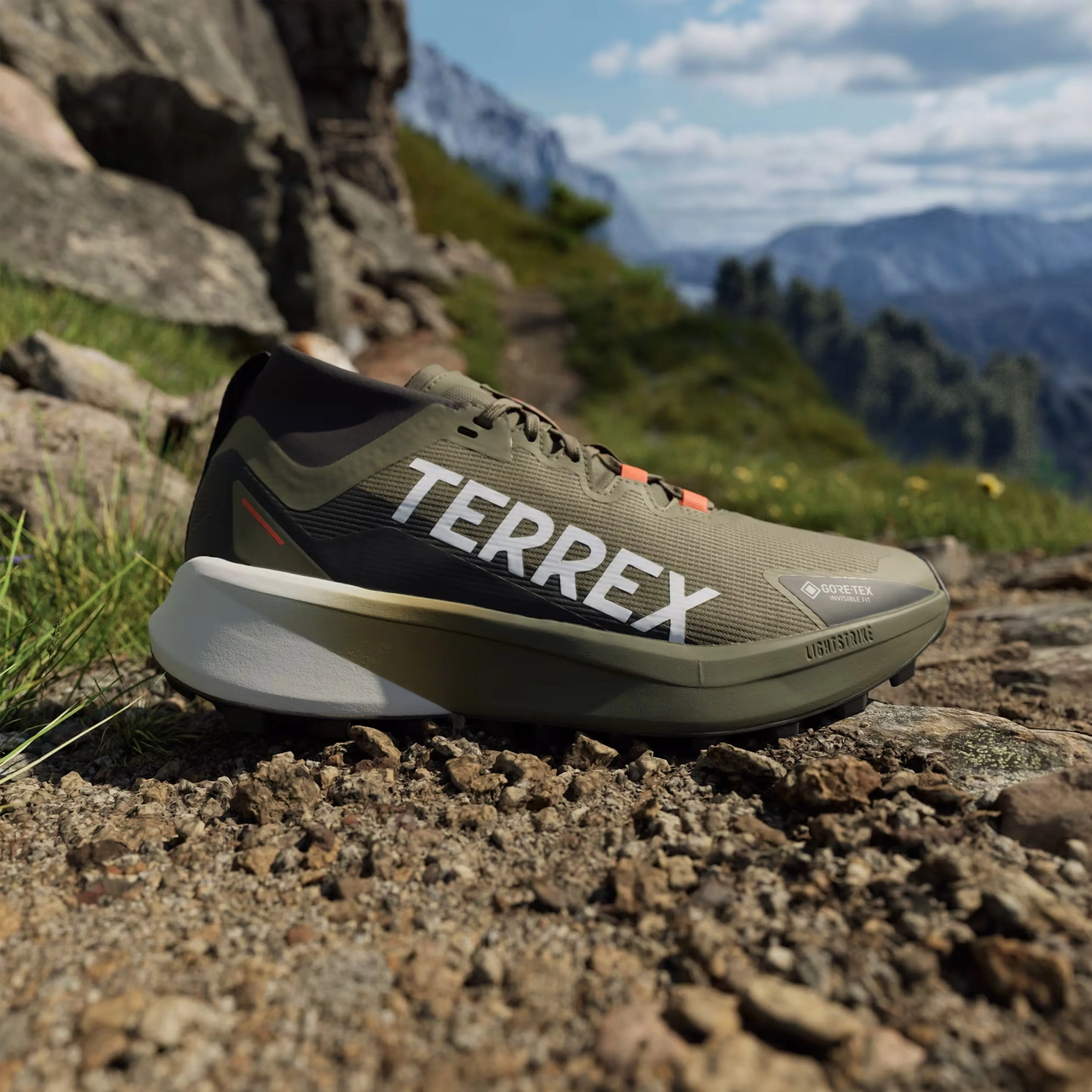 Adidas Terrex trail running shoes Agravic Black / Green