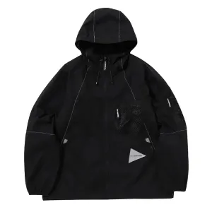 And Wander Breath Rip Hoodie Black