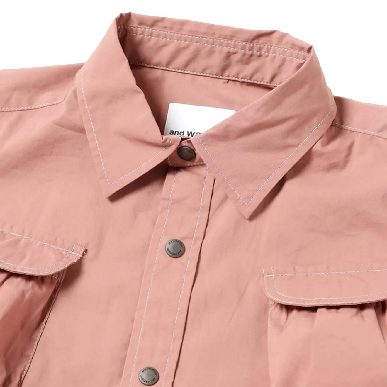 And Wander Multi Pocket Shirt Pink