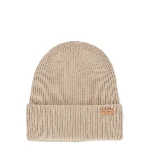 Barbour Amble Beanie Hat White Pepper