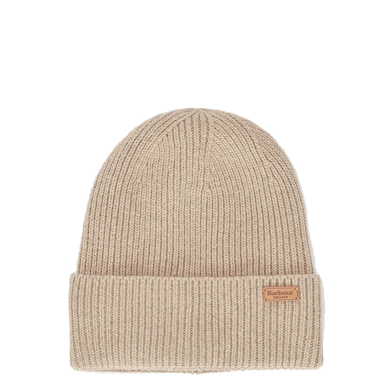 Barbour Amble Beanie Hat White Pepper