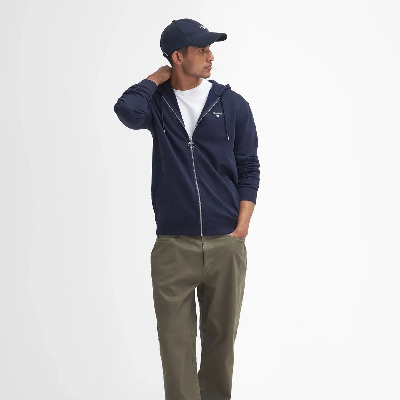 Barbour Beckhill Hoodie Navy