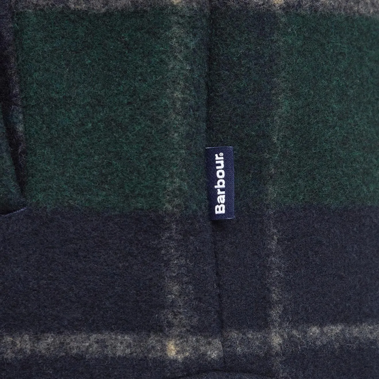 Barbour Chapter Tailored Check Overshirt Green Loch Tartan