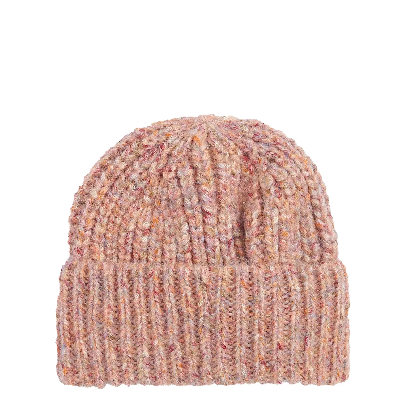 Barbour Greta Beanie Hat Pink Rust