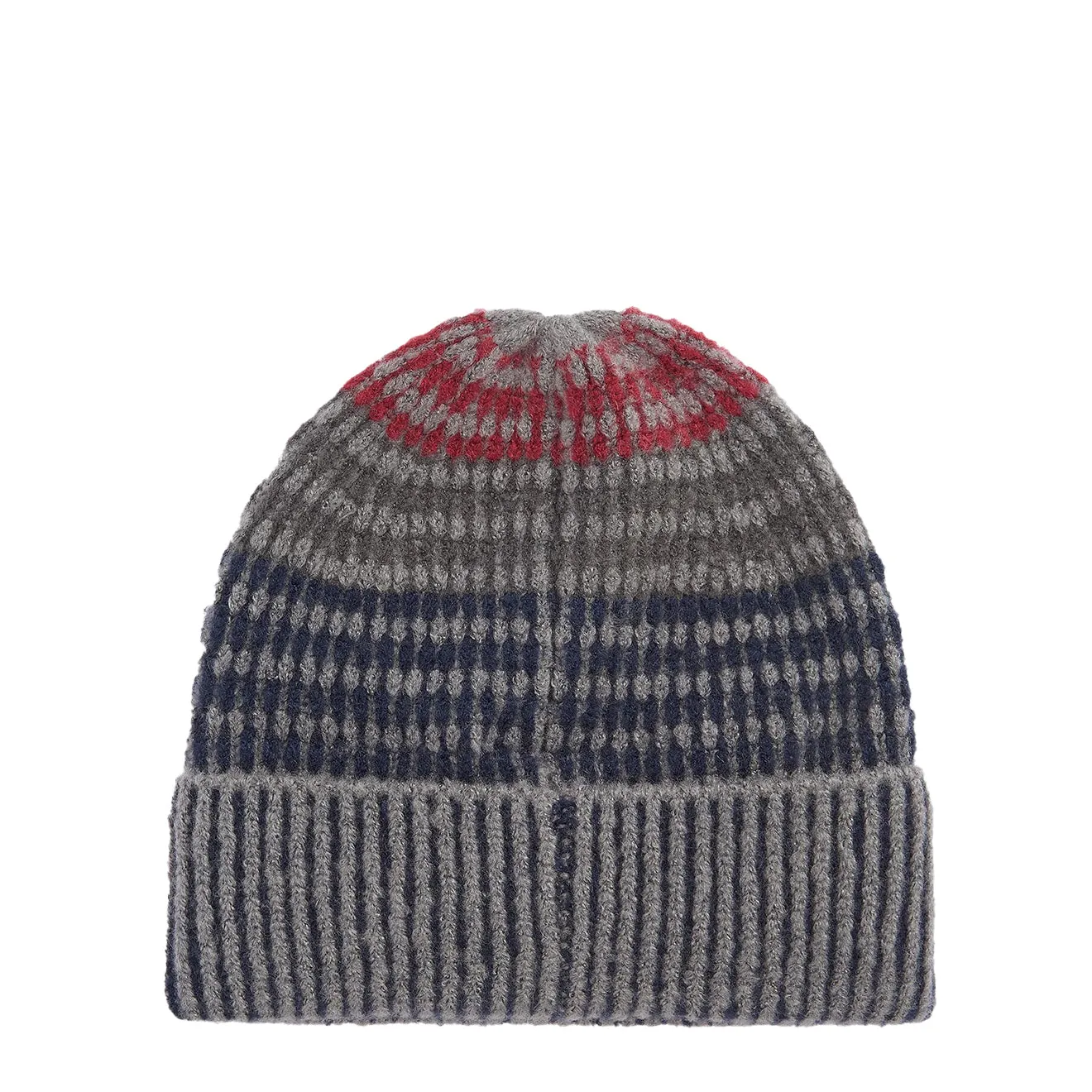 Barbour Harray Beanie Hat Blue Granite
