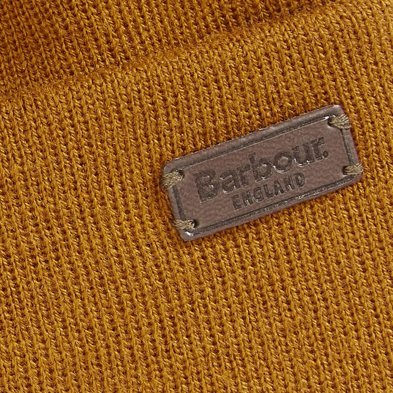 Barbour Healey Beanie Hat Dark Ginger