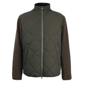 Barbour Hybrid Fleece Jacket Olive
