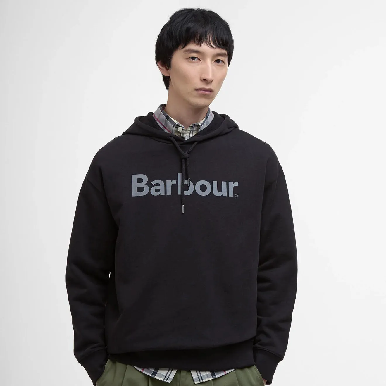 Barbour Nicholas Fit Hoodie Black