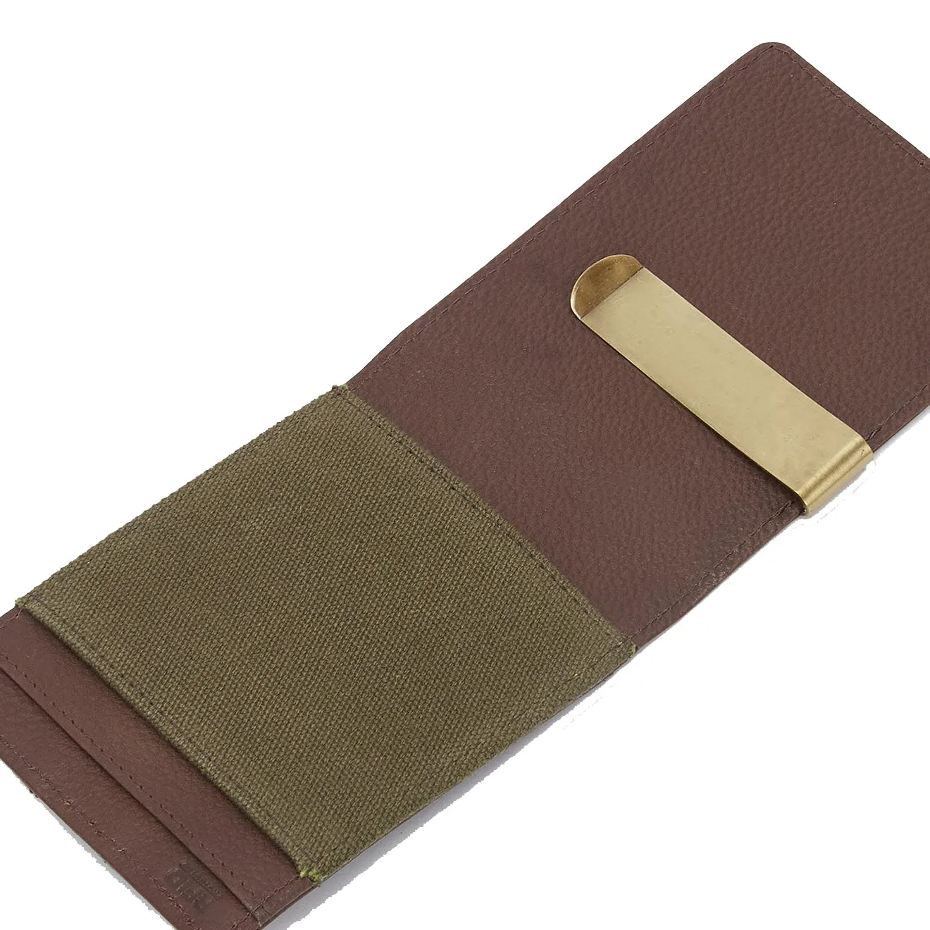 Barbour Padbury Leather Wallet & Fob Gift Set Dark Brown