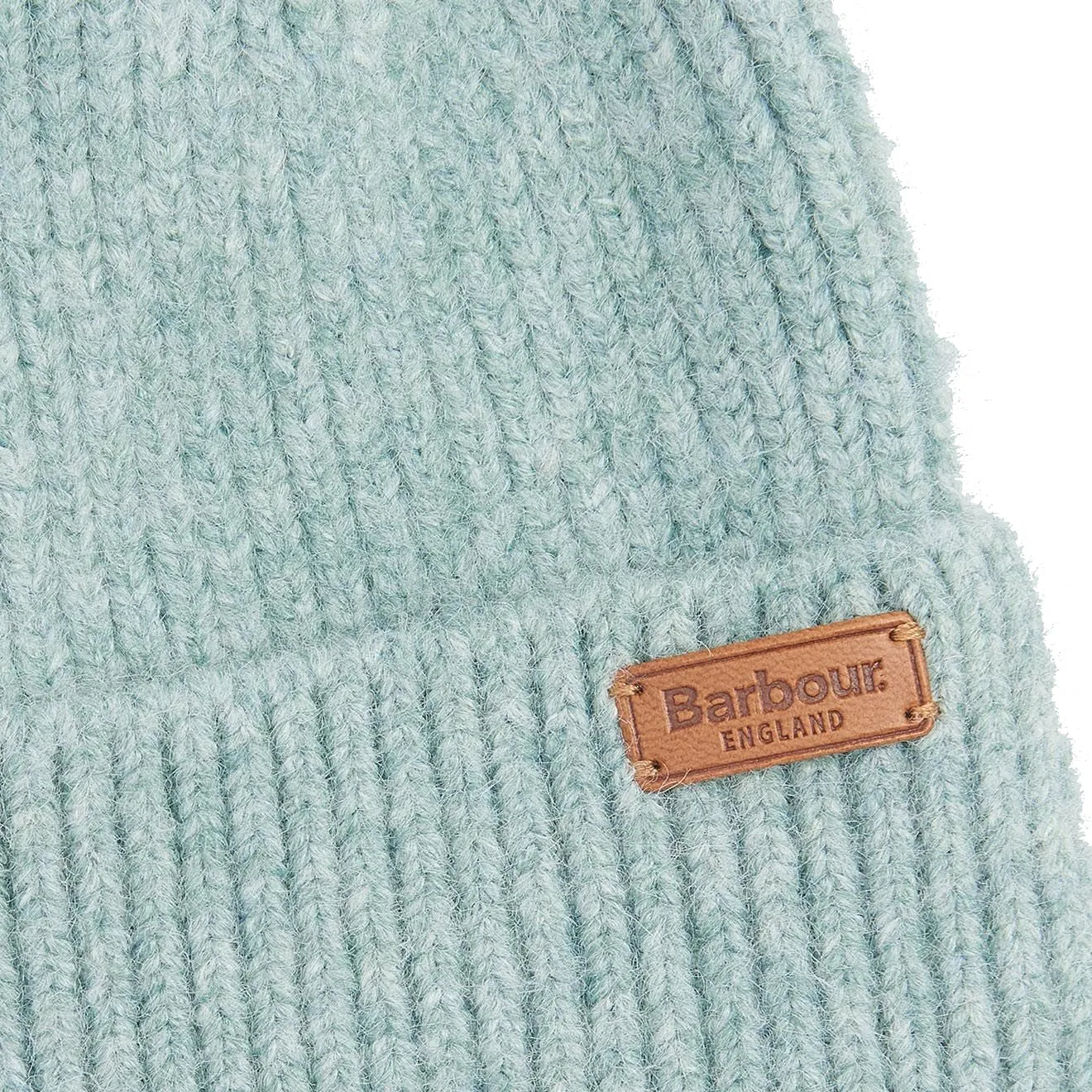 Barbour Pendle Beanie Hat Soft Mint