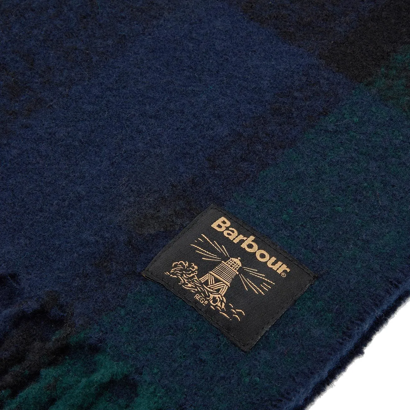 Barbour Westerdale Scarf Green Loch