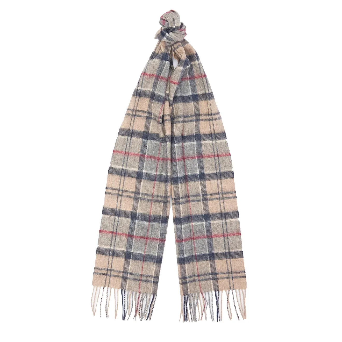 Barbour Wool Cashmere Tartan Scarf Dress