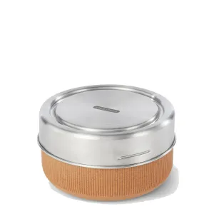 Black   Blum Glass Lunch Bowl Almond