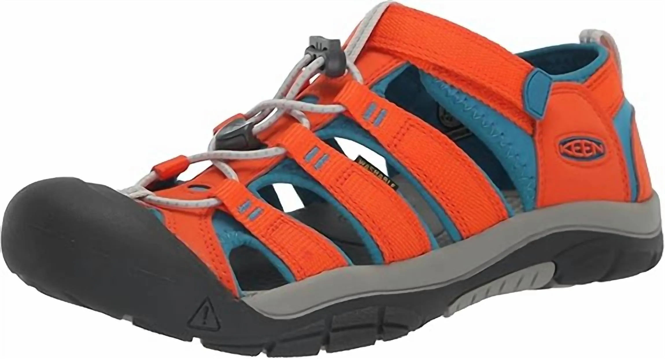 Boy's Newport H2 Sandals In Orange/blue