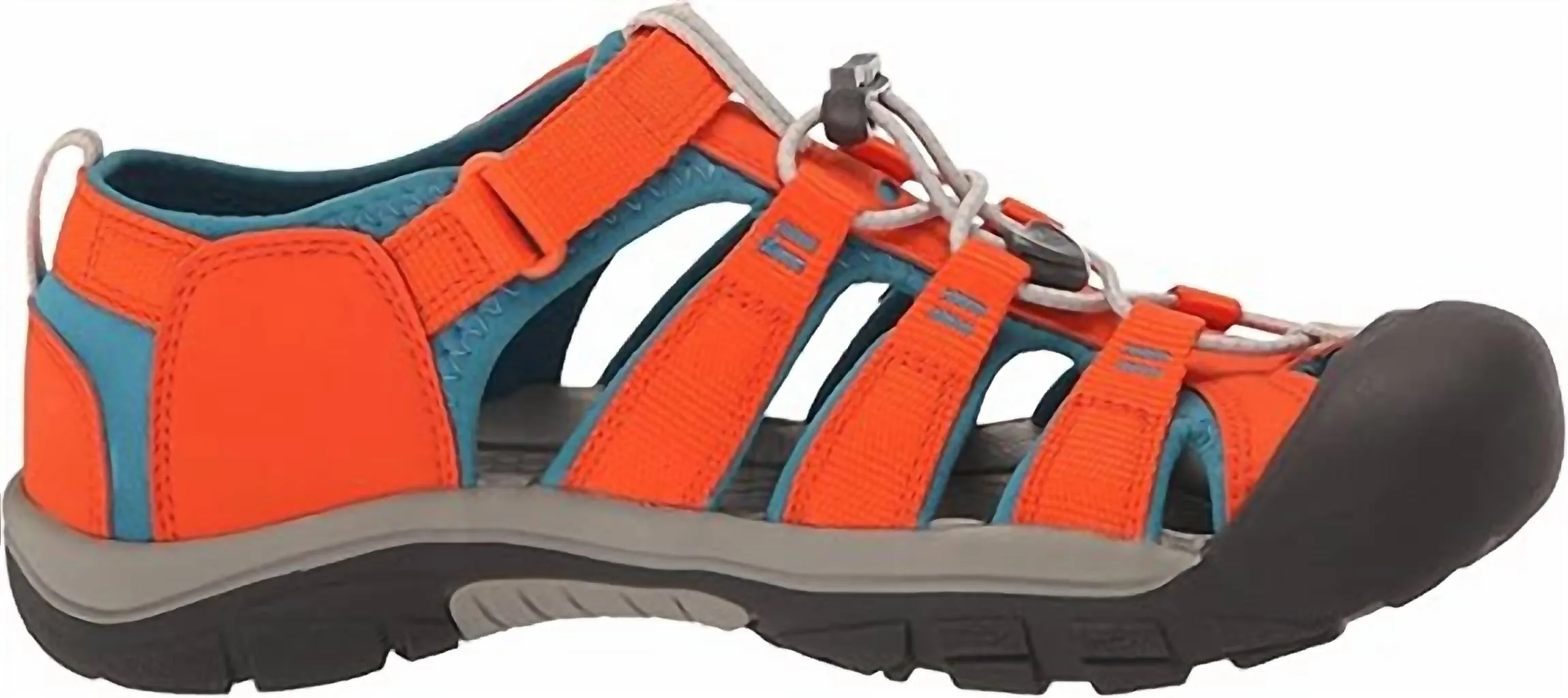 Boy's Newport H2 Sandals In Orange/blue