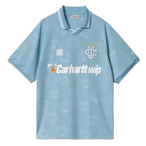 Carhartt WIP S/S Harttes Football T-Shirt Heart Train Jacquard / Bluebird