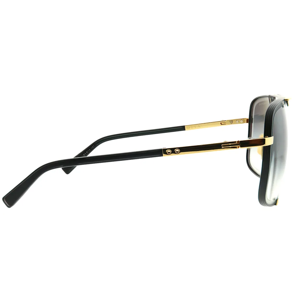 Dita Mach-Five DRX-2087-A-BLK-GLD-64 Unisex Aviator Sunglasses