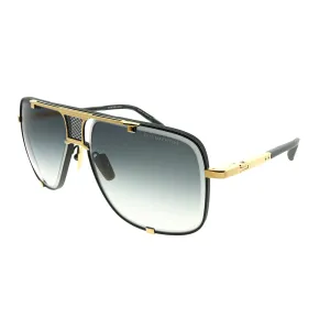 Dita Mach-Five DRX-2087-A-BLK-GLD-64 Unisex Aviator Sunglasses