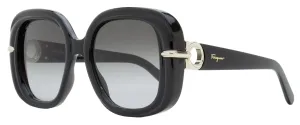 Ferragamo Women's Square Sunglasses SF1058S 001 Black 54mm
