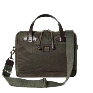 Filson Tin Cloth Compact Briefcase Otter Green