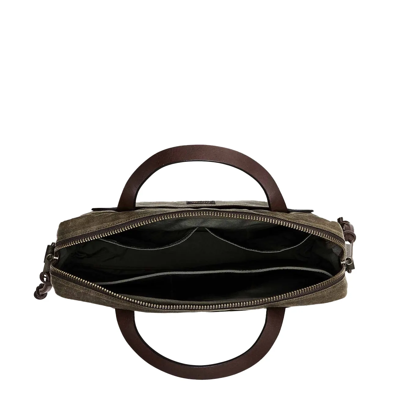 Filson Tin Cloth Compact Briefcase Otter Green