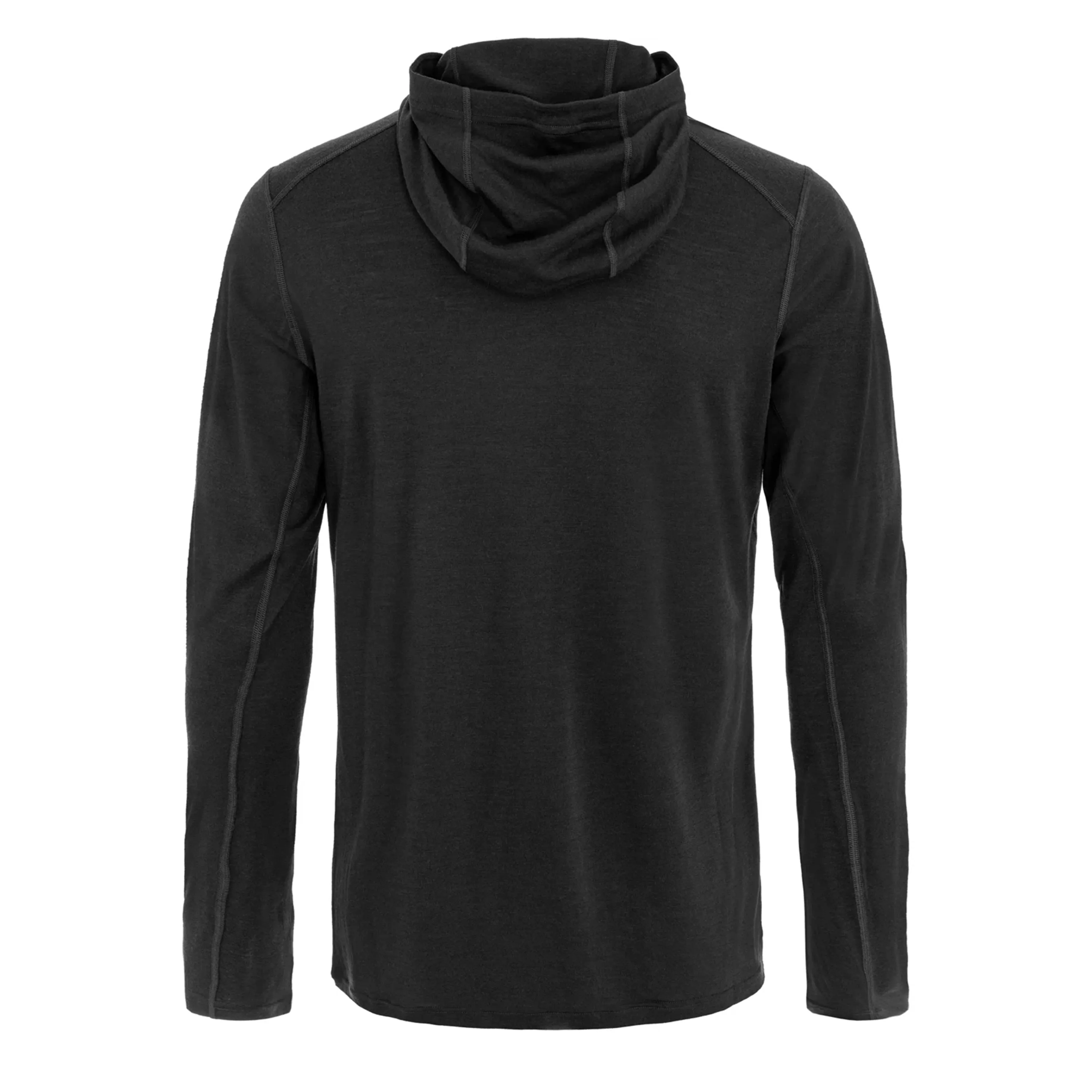 Fjallraven Abisko Wool Sun-hoodie Black
