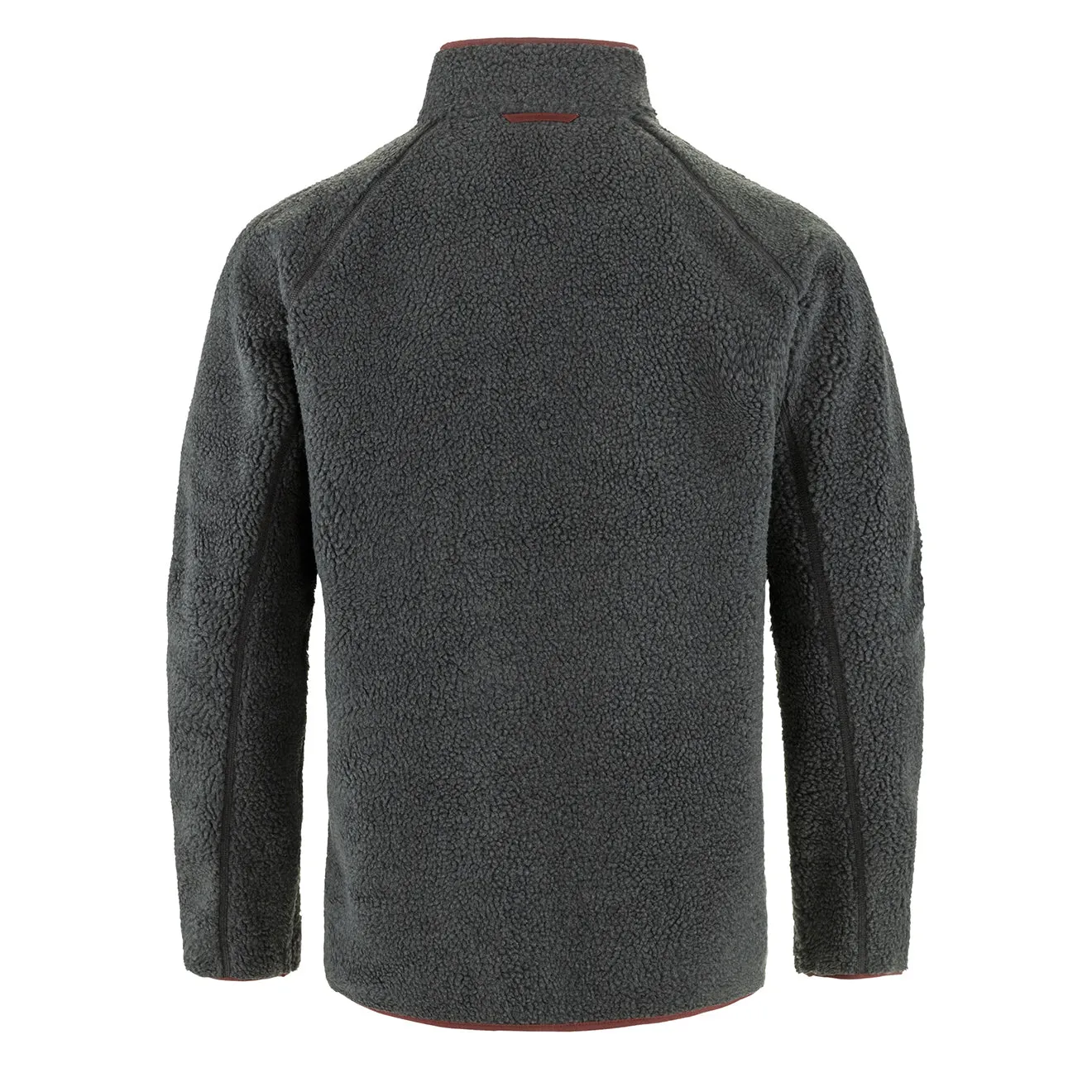Fjallraven Vardag Pile Fleece Dark Grey / Maroon
