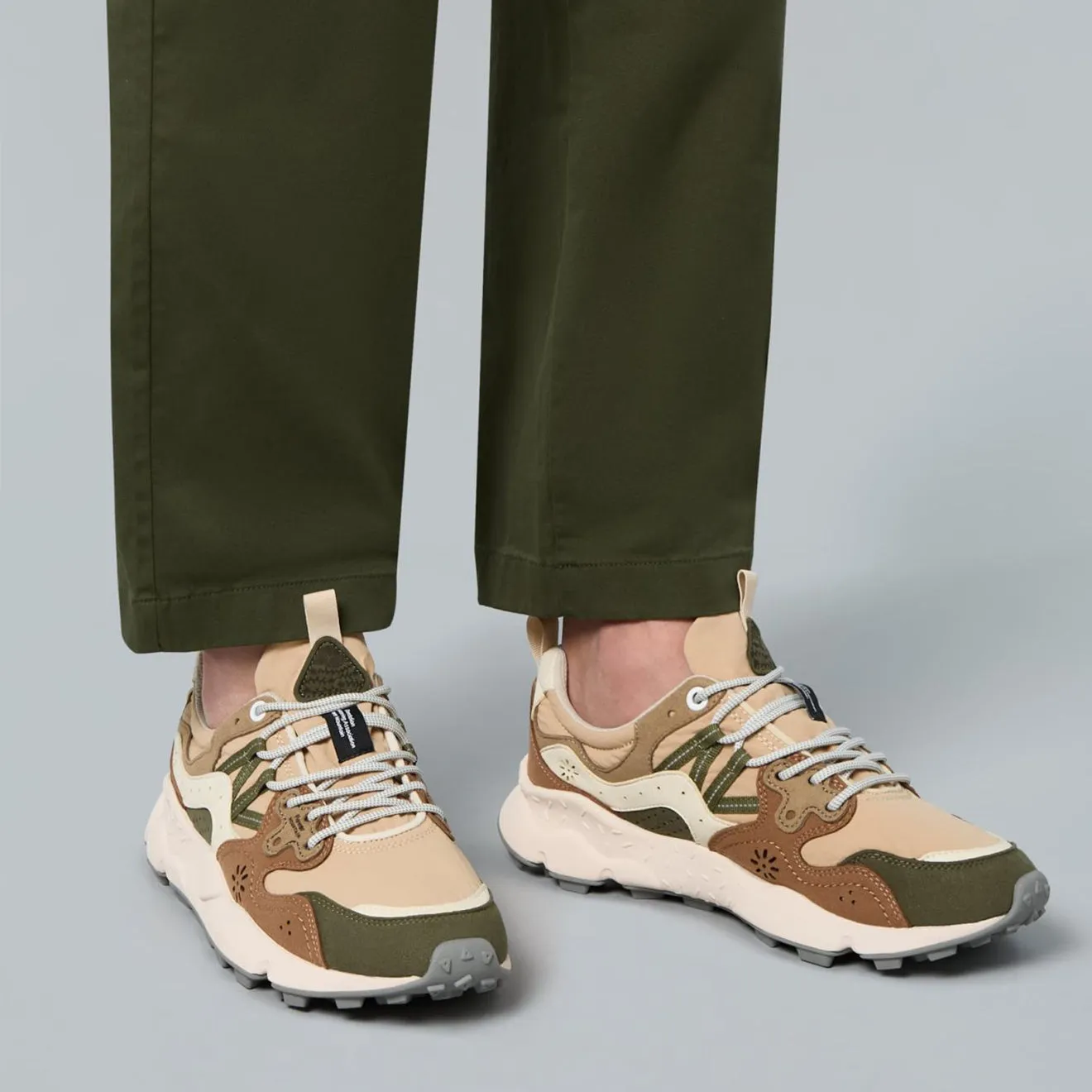 Flower Mountain Yamano 3 Kaiso Trainer Dark Grey / Sand