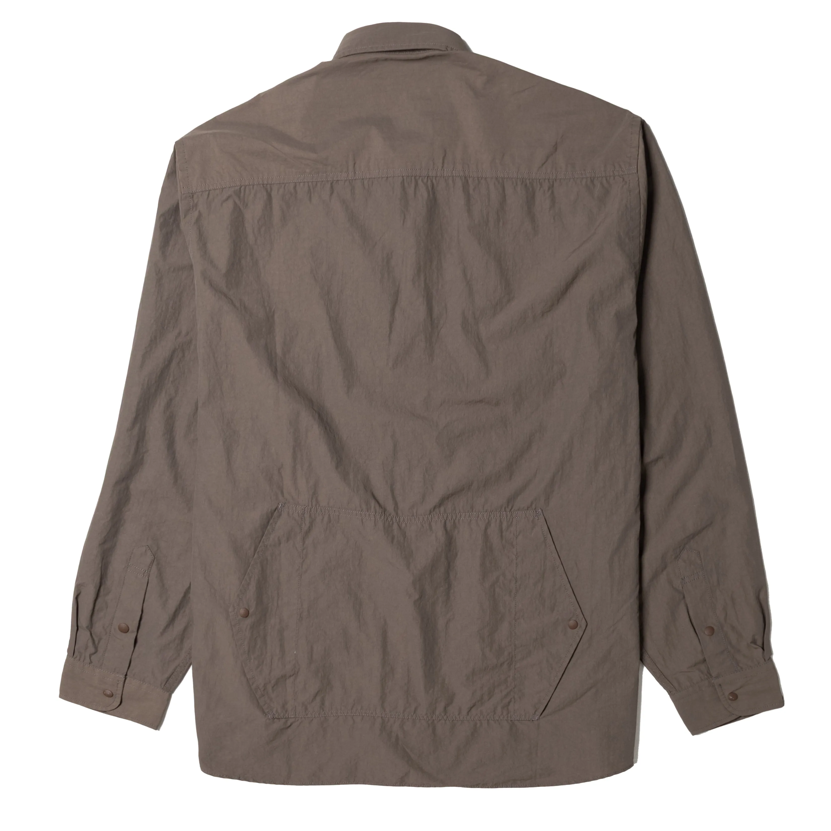 Frizmworks Nylon Utility Pocket Shirt Jacket Brown