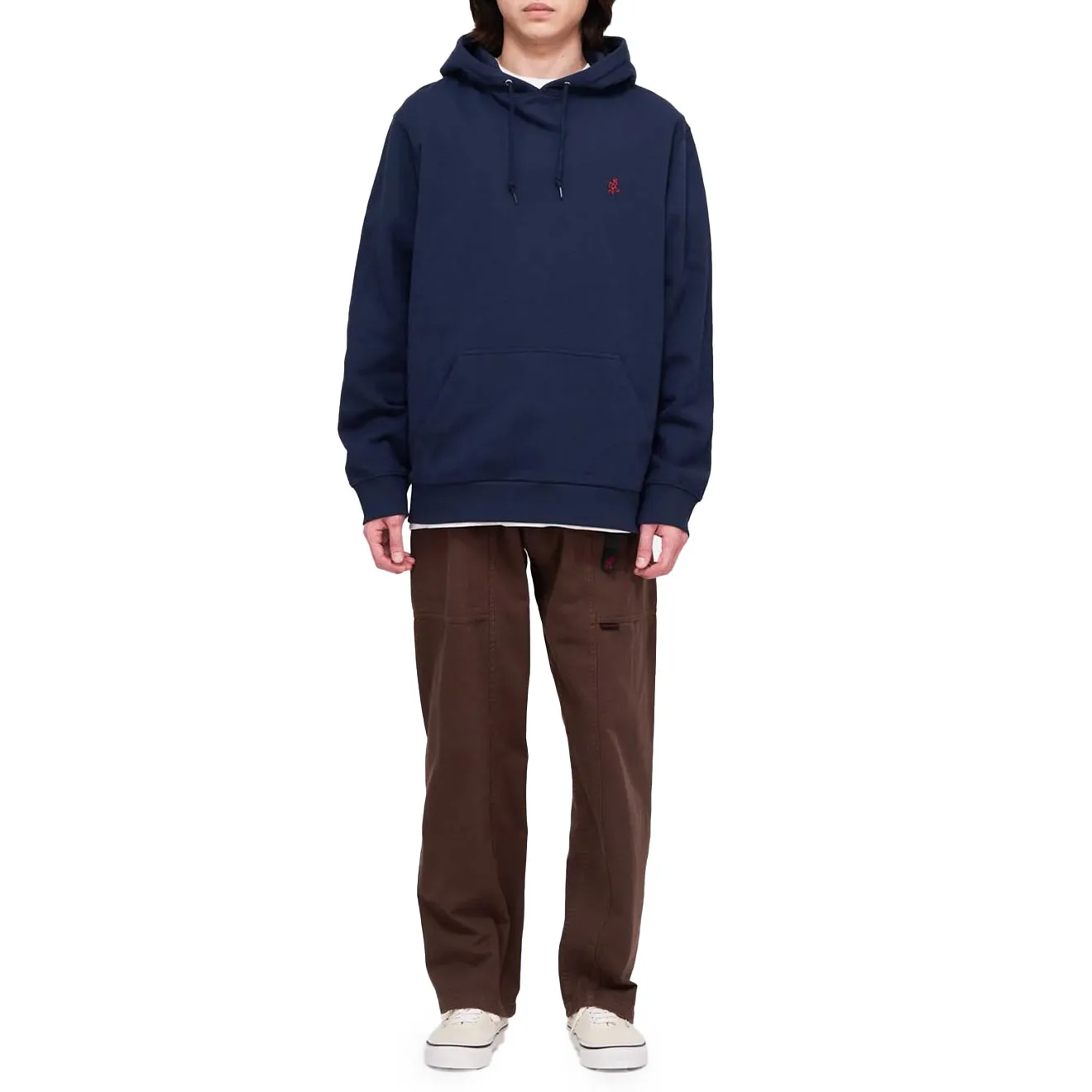 Gramicci One Point Hooded Sweatshirt Navy