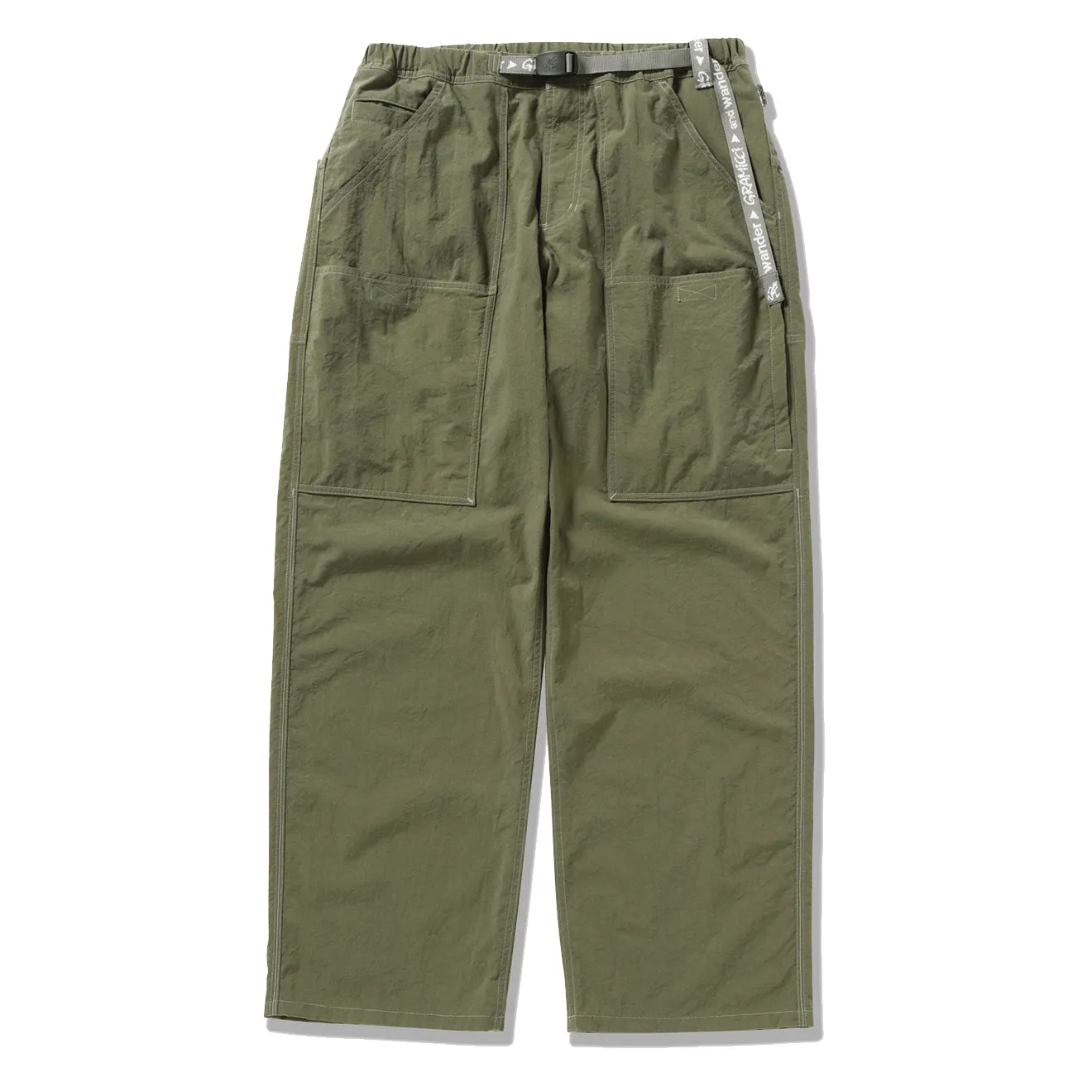 Gramicci x And Wander Womens Nylon EQT Pant Khaki