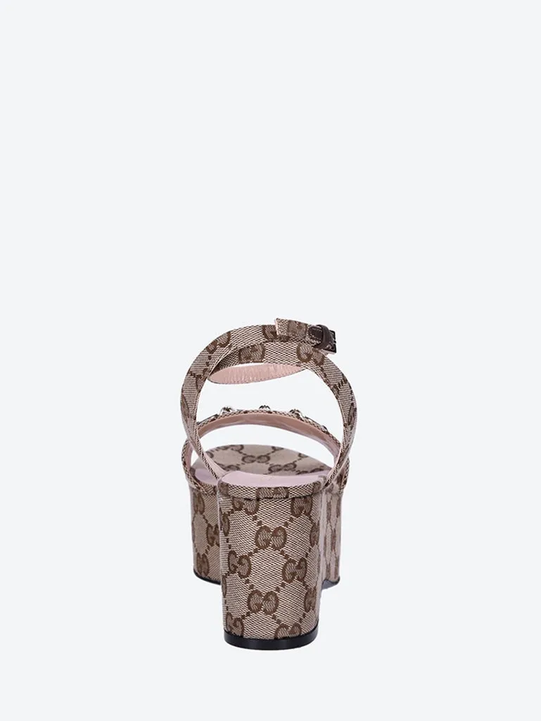 Horsebit platform sandals