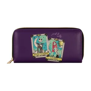 JACK AND SALLY STAR CROSSED LOVERS TAROT Zip around wallet