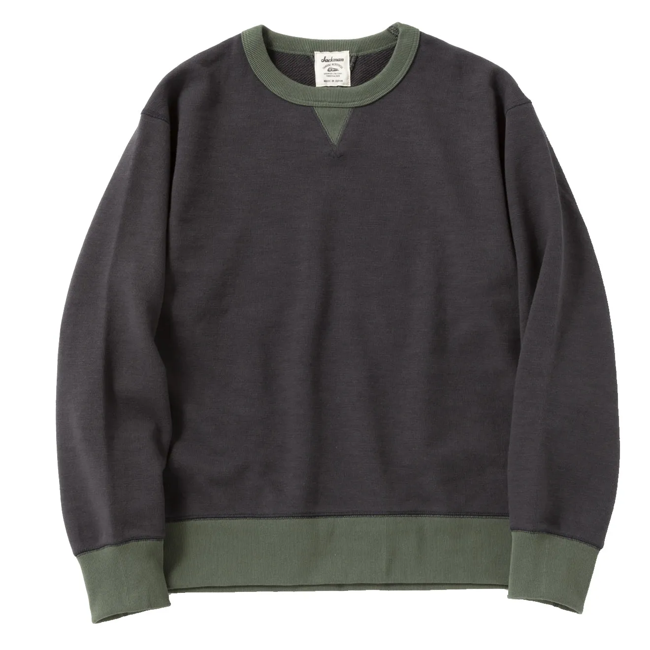 Jackman GG Sweat Crewneck Ink Black / Green