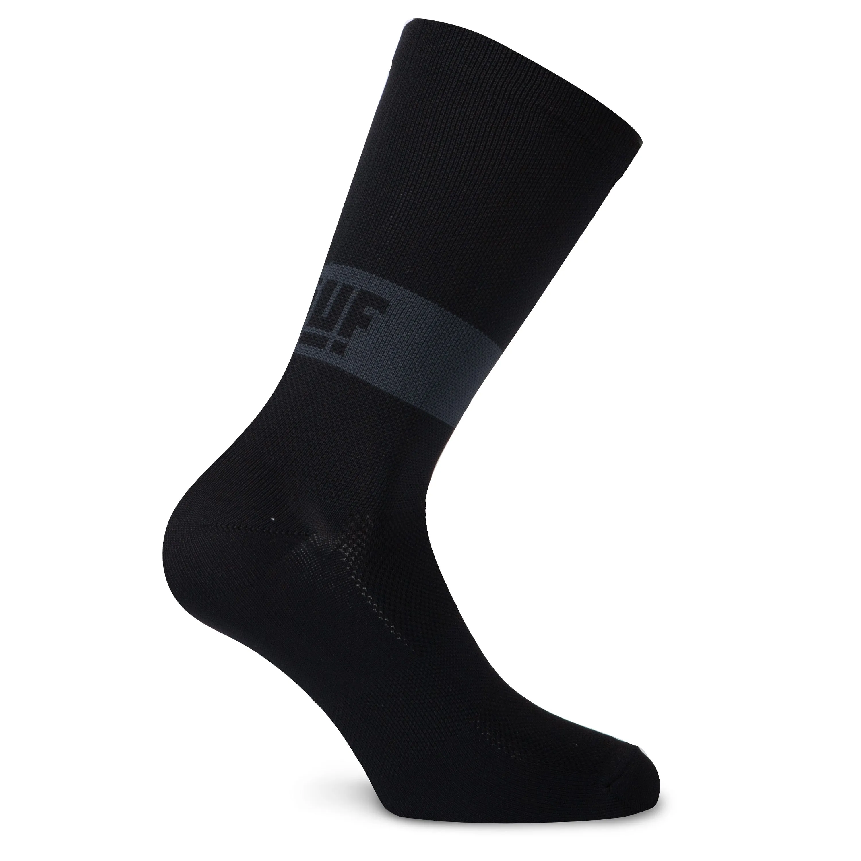 Jëuf Train Band Socks - Black Grey 