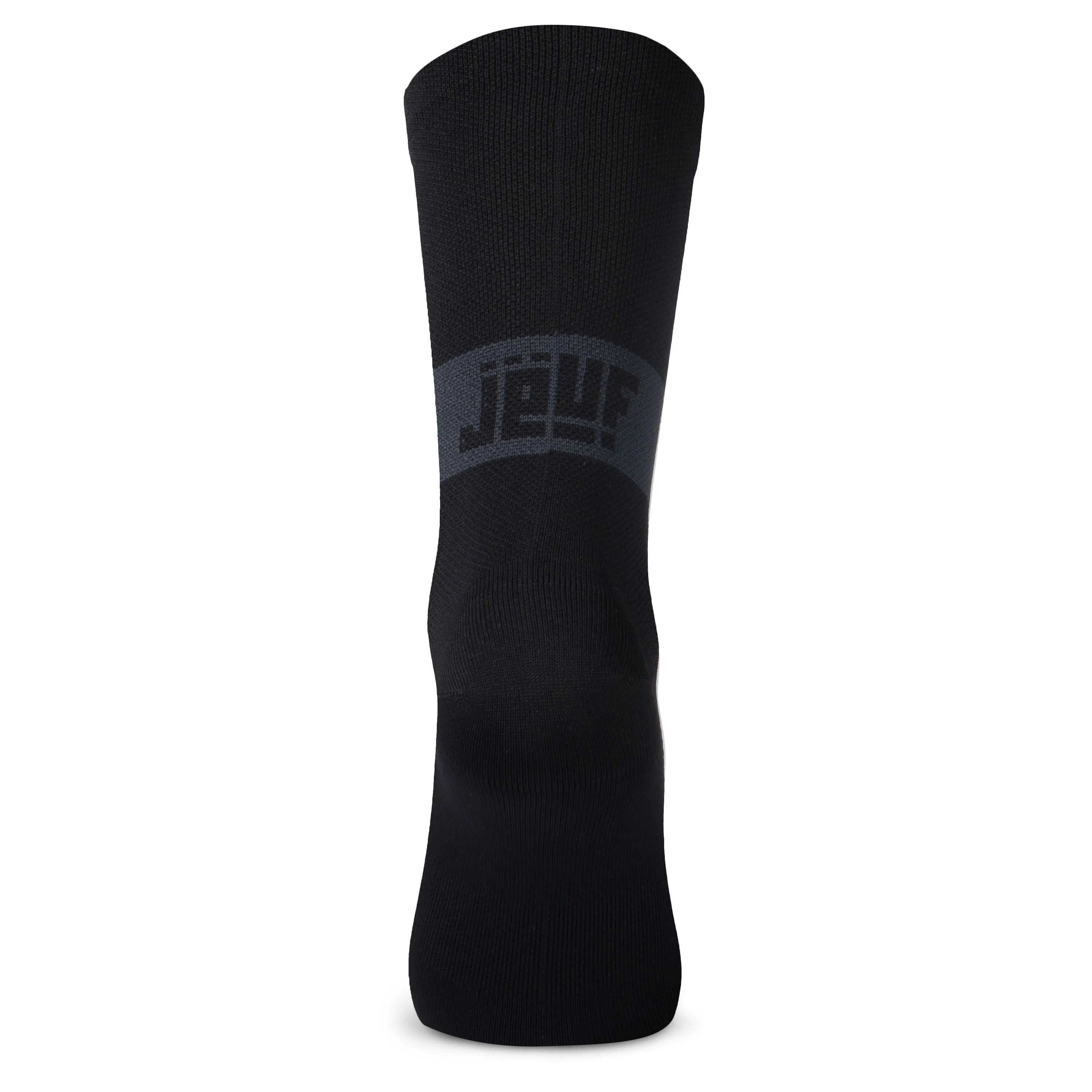 Jëuf Train Band Socks - Black Grey 