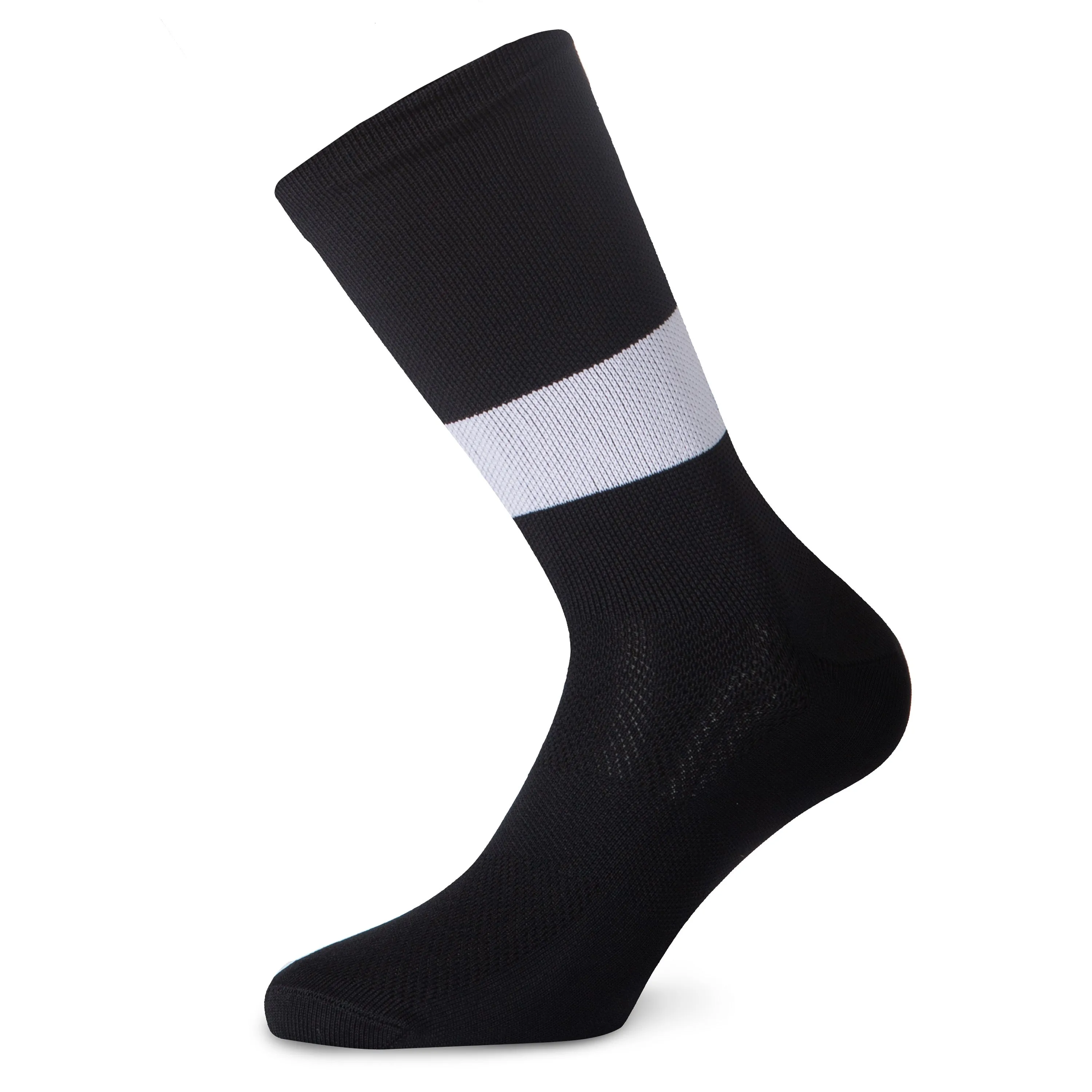 Jëuf Train Band Socks - Black white 