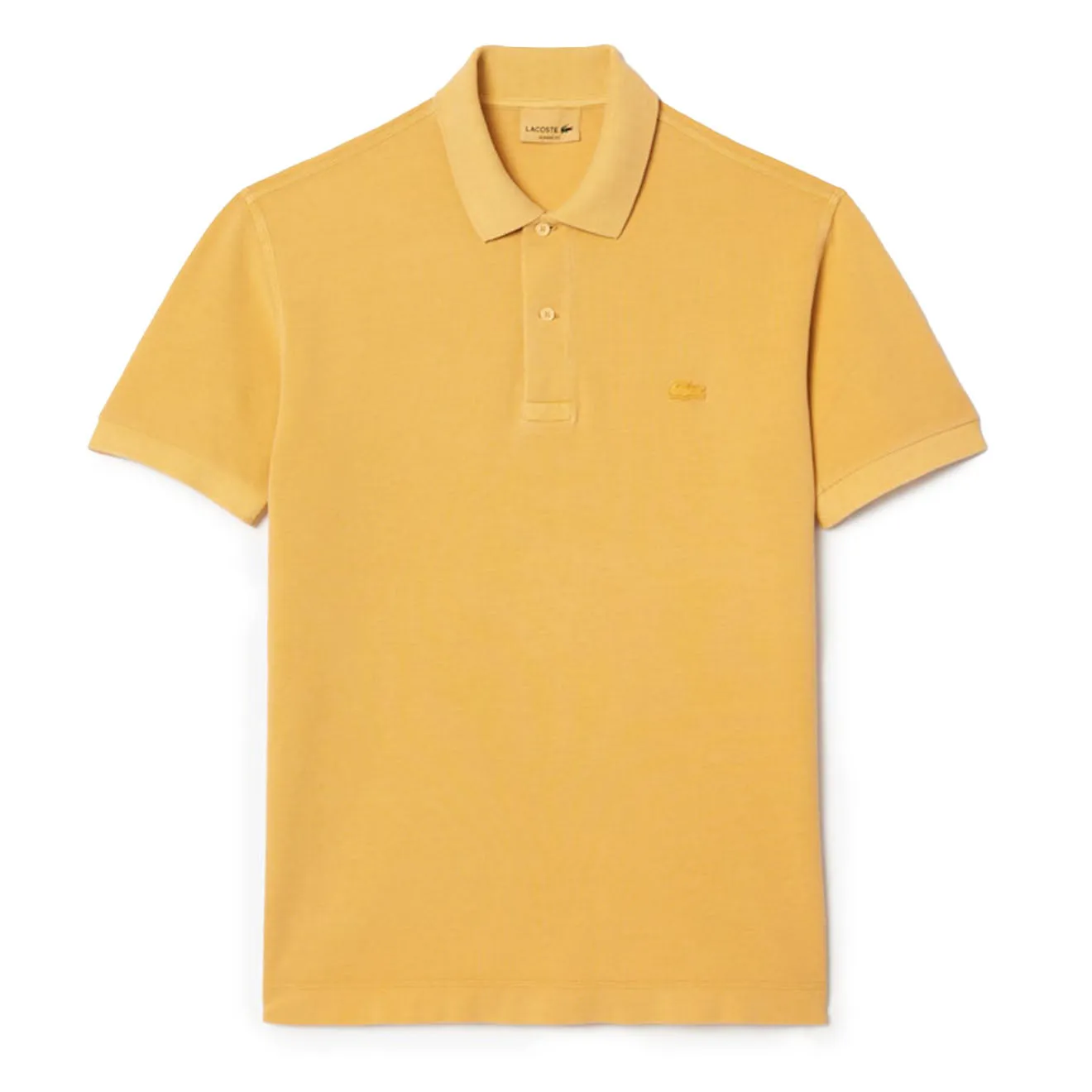Lacoste Classic Fit Cotton Pique Polo Shirt Eco Golden Haze