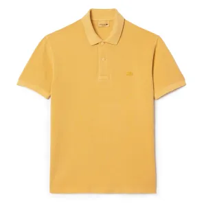 Lacoste Classic Fit Cotton Pique Polo Shirt Eco Golden Haze