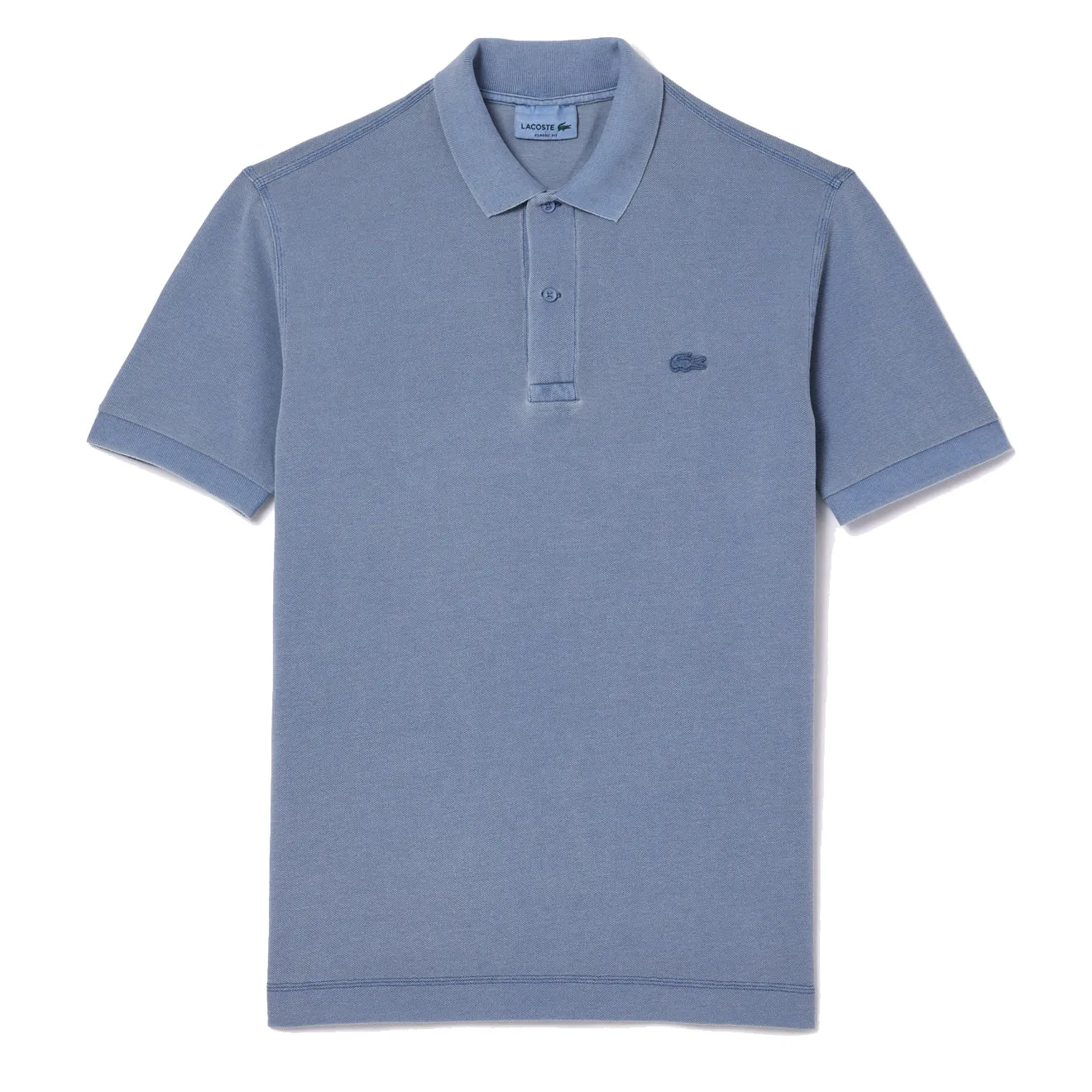 Lacoste Classic Fit Cotton Pique Polo Shirt Eco Stonewash