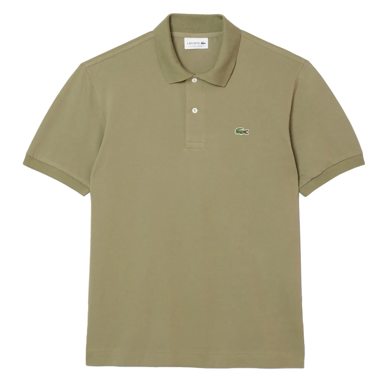 Lacoste Classic Fit L. 12. 12 Original Pique Polo Shirt Khaki