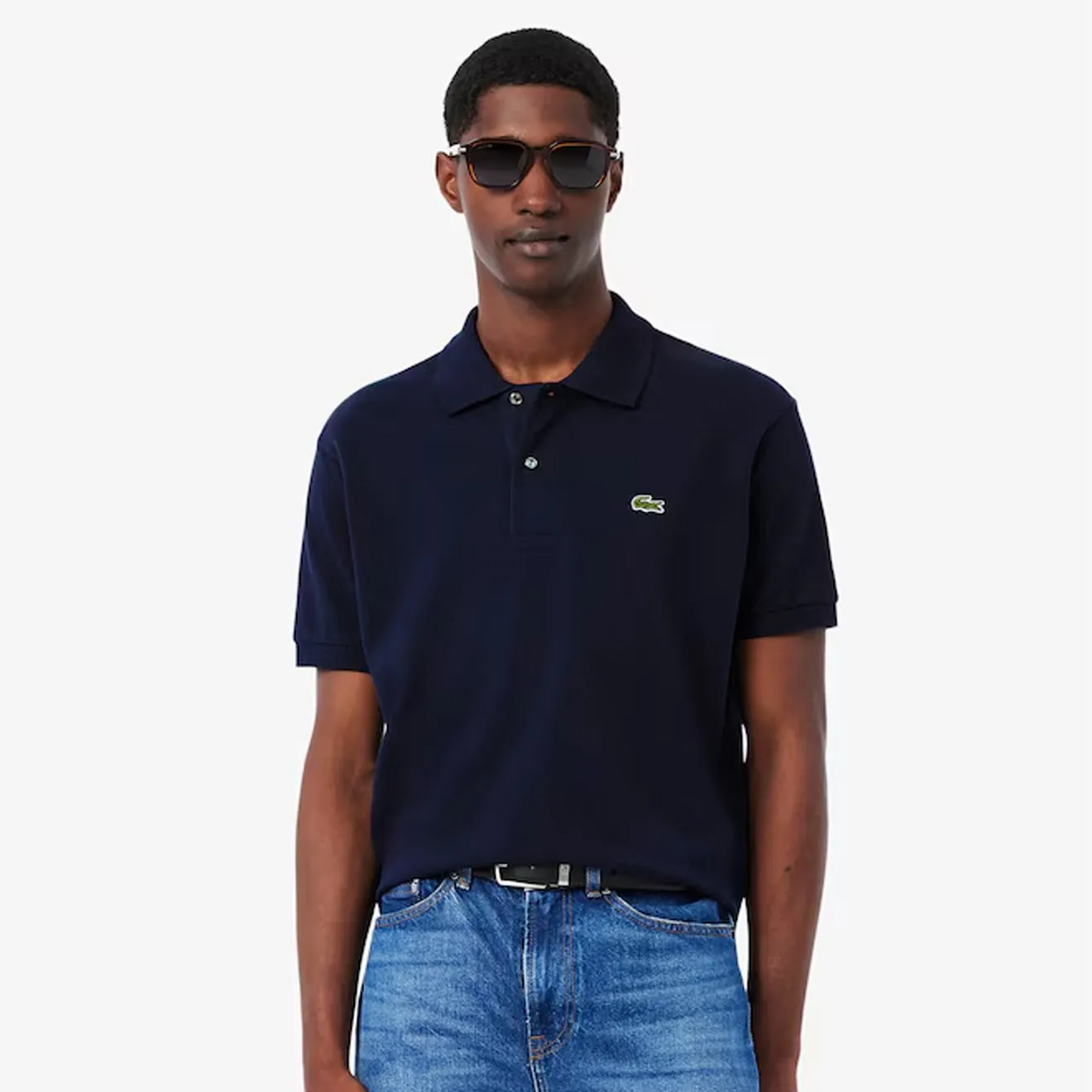 Lacoste Original L.12.12 Petit Pique Cotton Polo Shirt Midnight Blue