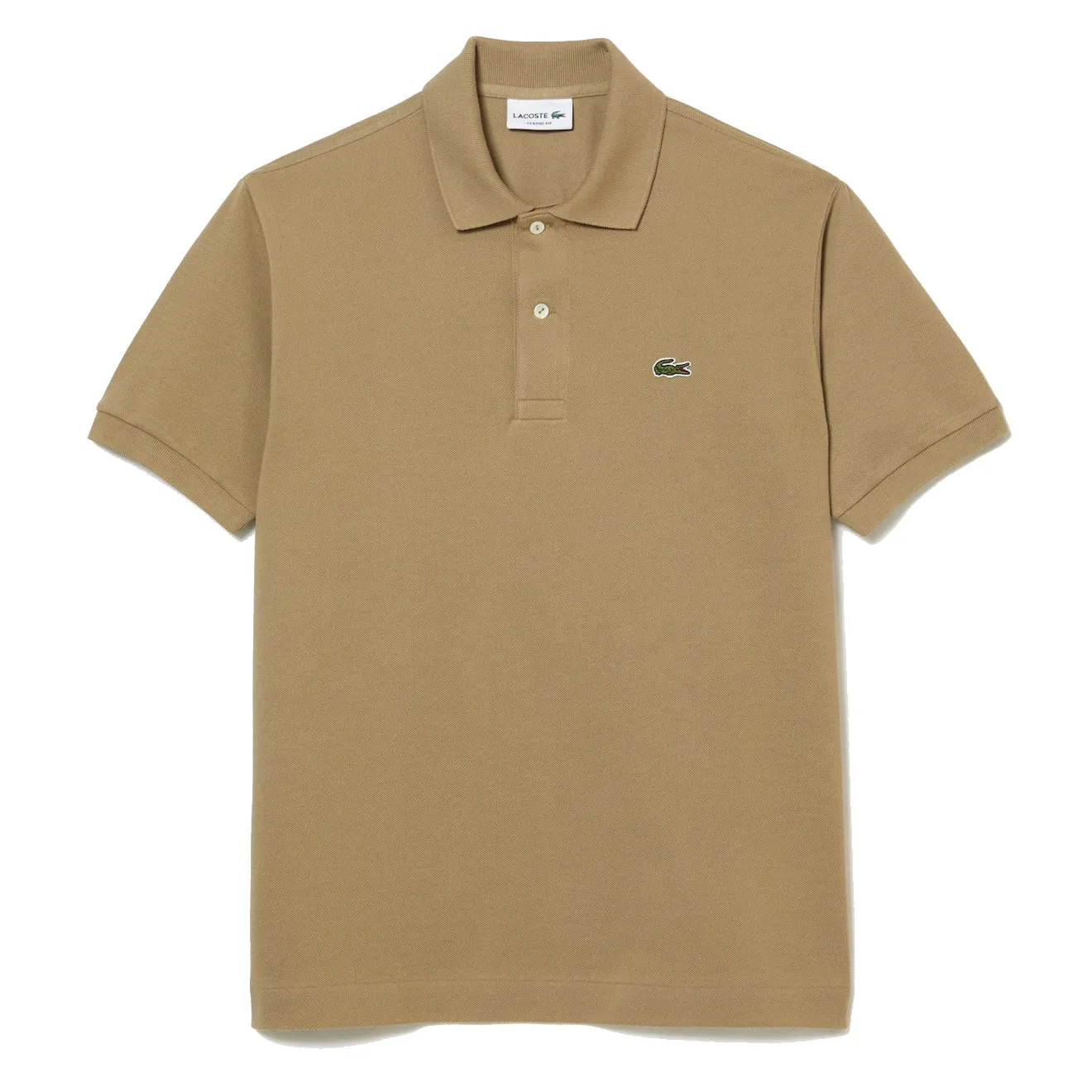 Lacoste Original S/S L.12.12 Petit Pique Cotton Polo Shirt Beige