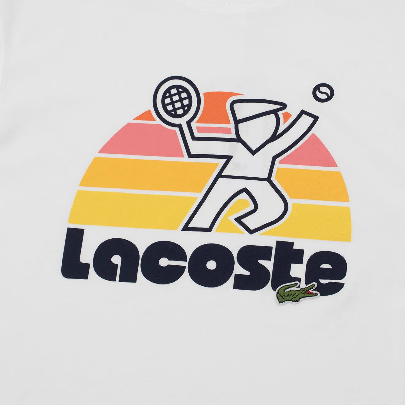 Lacoste Retro Tennis T-Shirt White