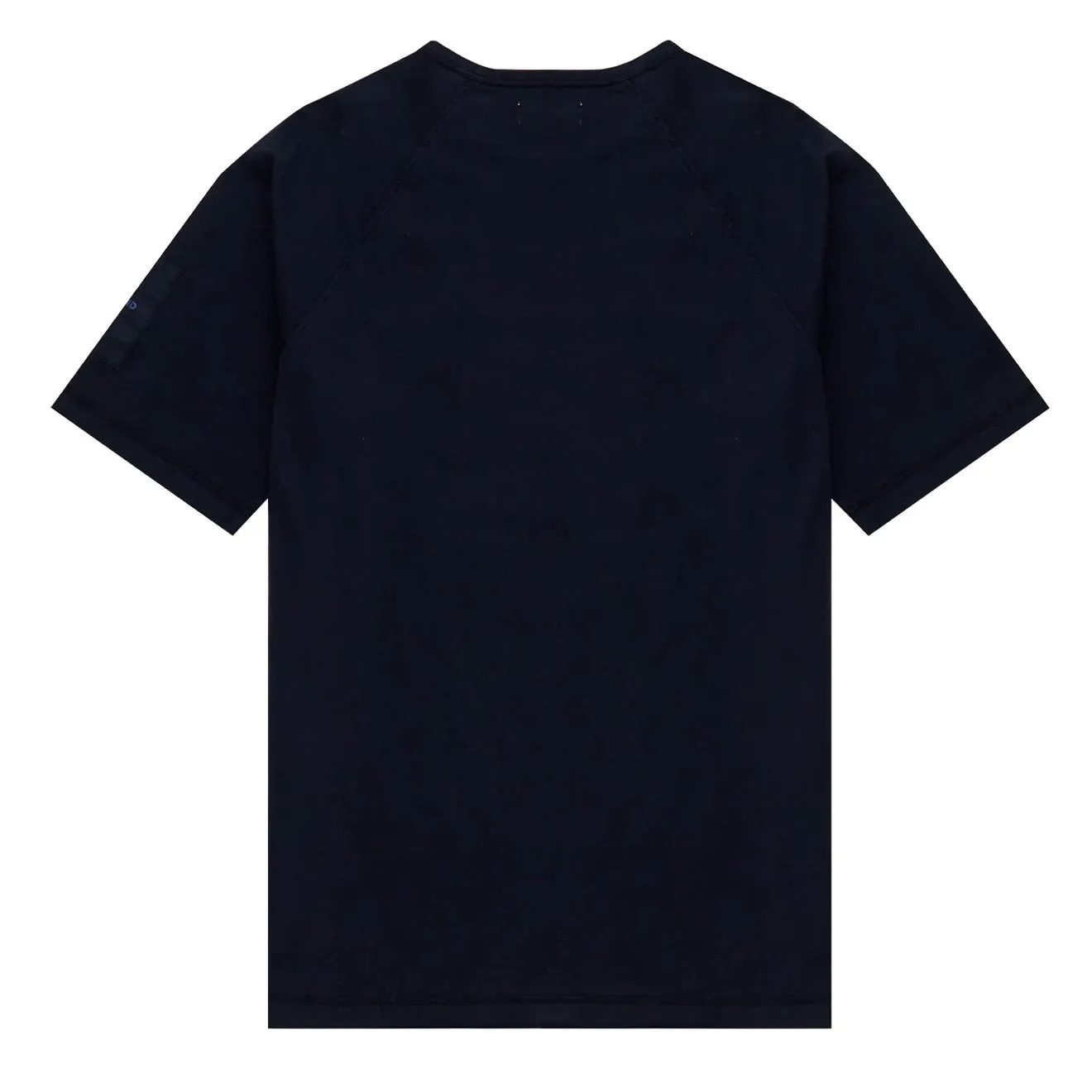 Left Hand Contrast Panel Tee Navy