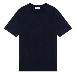 Left Hand Contrast Panel Tee Navy