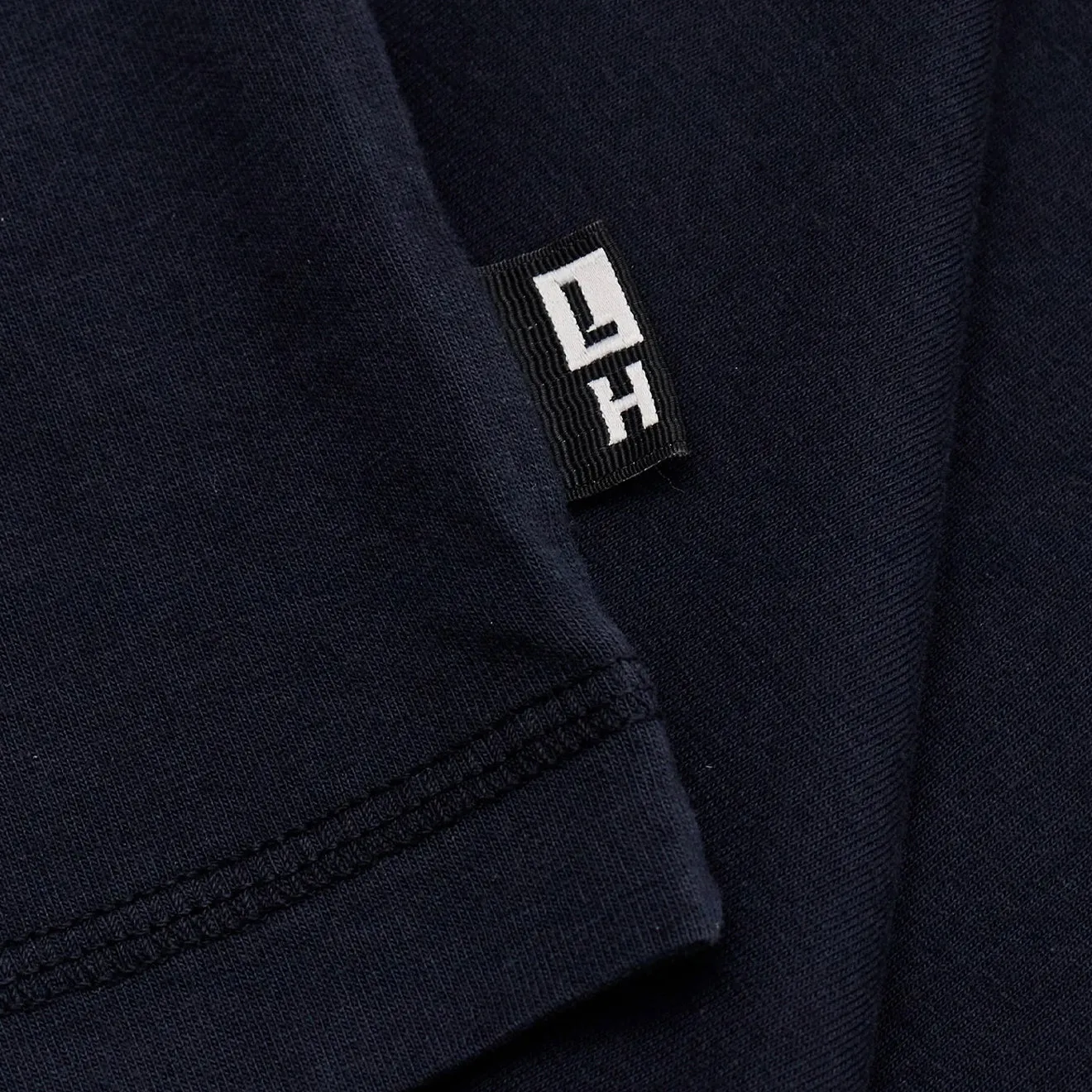 Left Hand Contrast Panel Tee Navy