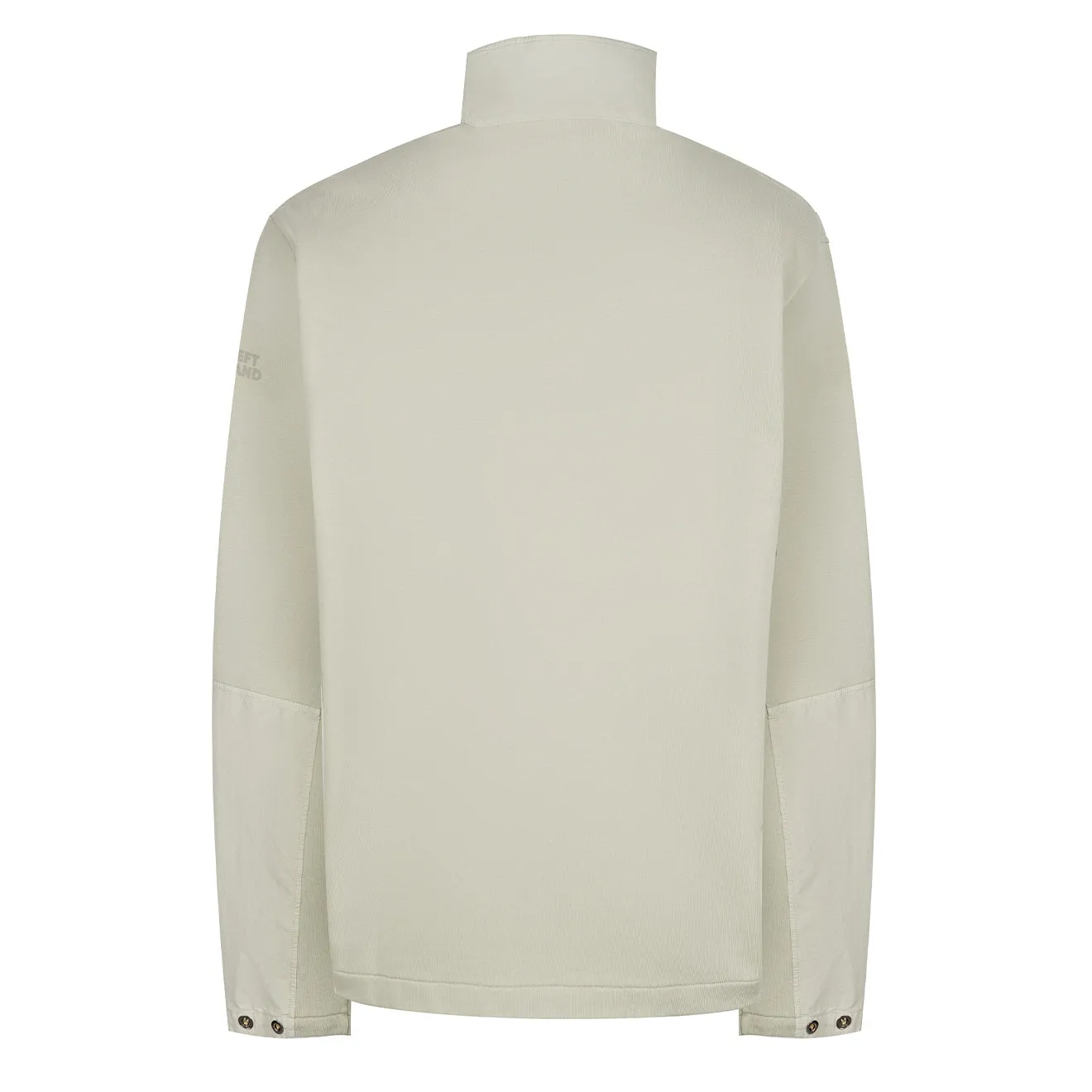 Left Hand Half Zip Sweat Stone