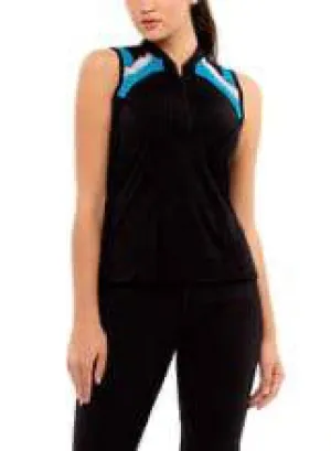 Lucky in Love Love Me So Zip Tank - Black MSP$90